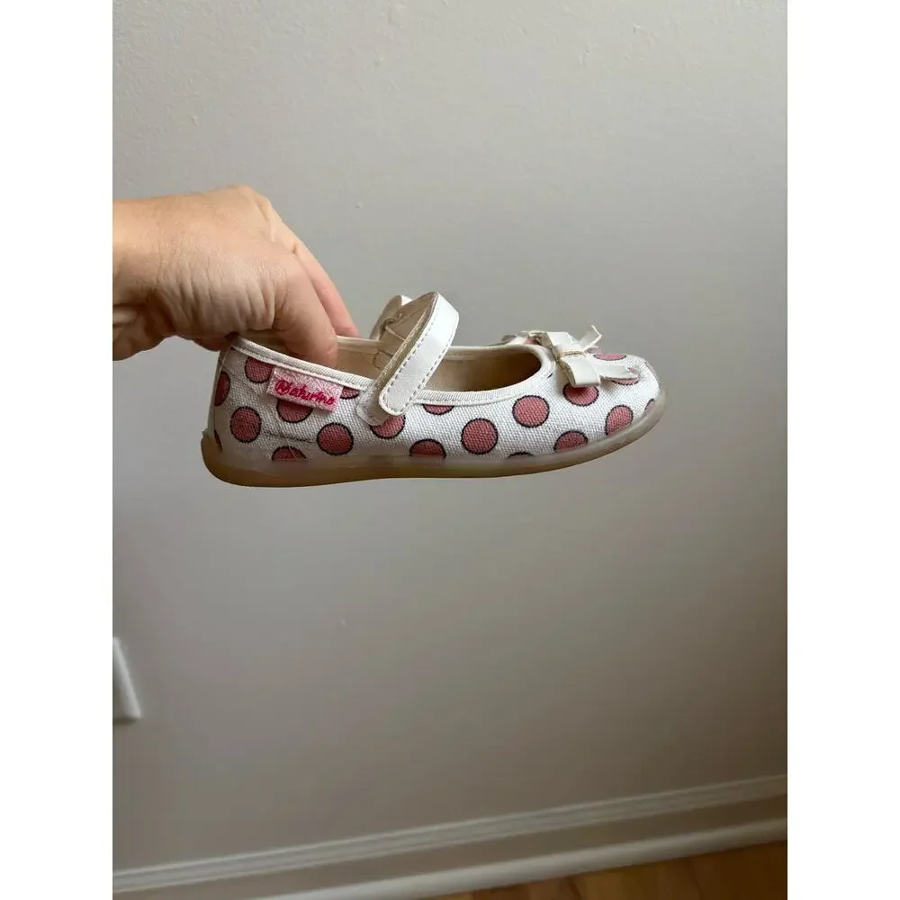 Handmade European Girls Dress Shoes Mary Janes Toddler Size 8